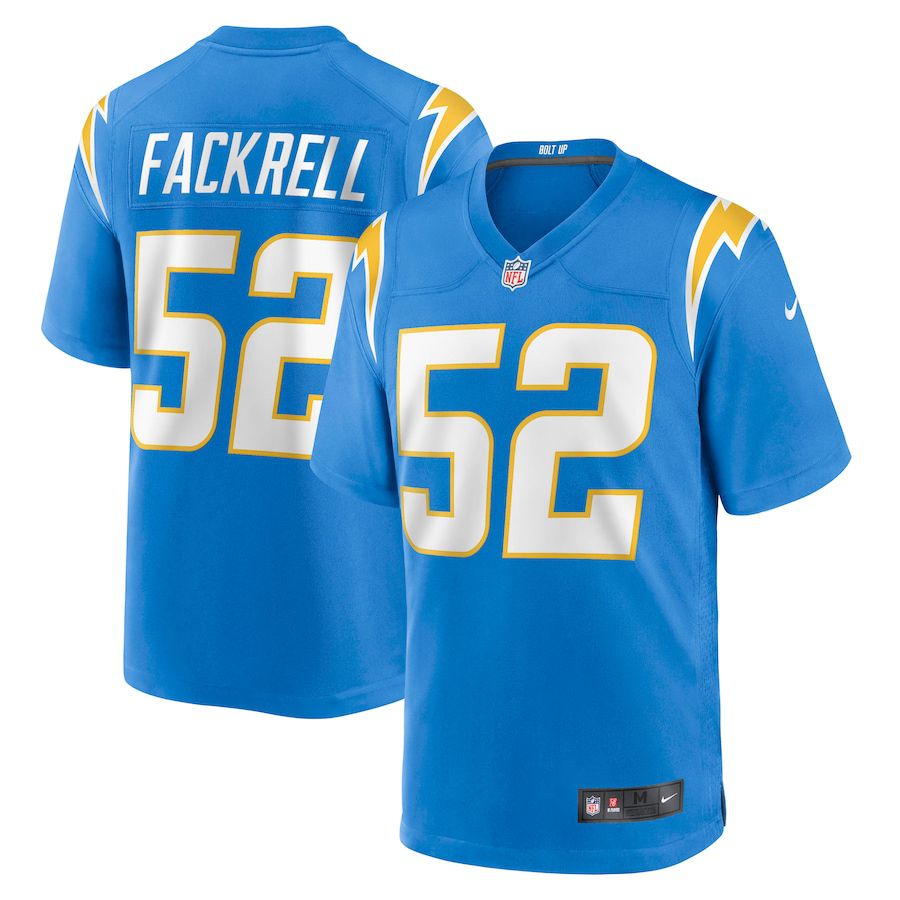 Men Los Angeles Chargers #52 Kyler Fackrell Nike Powder Blue Game NFL Jersey
